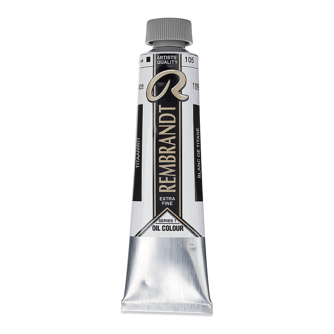 Rembrandt Artists' Oil Color - Titanium White (Safflower), 40 ml tube